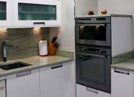 mueble de cocina encimera marmol