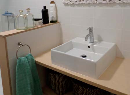 mueble de baño lavabo blanco