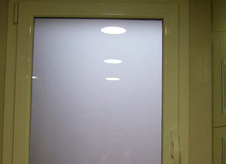 ventana pvc cristal opaco